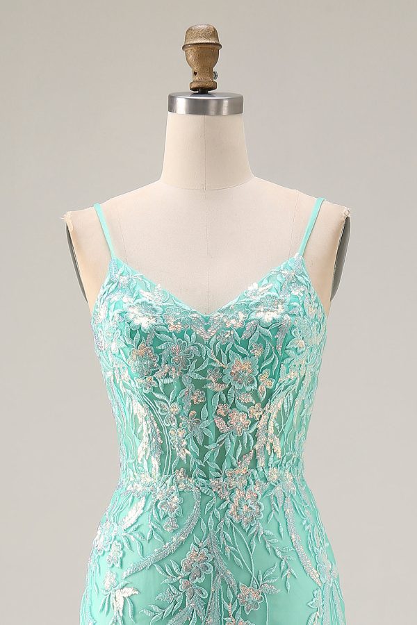 Sparkly Purple Mermaid Appliqued Maxi Prom Dress - Image 10