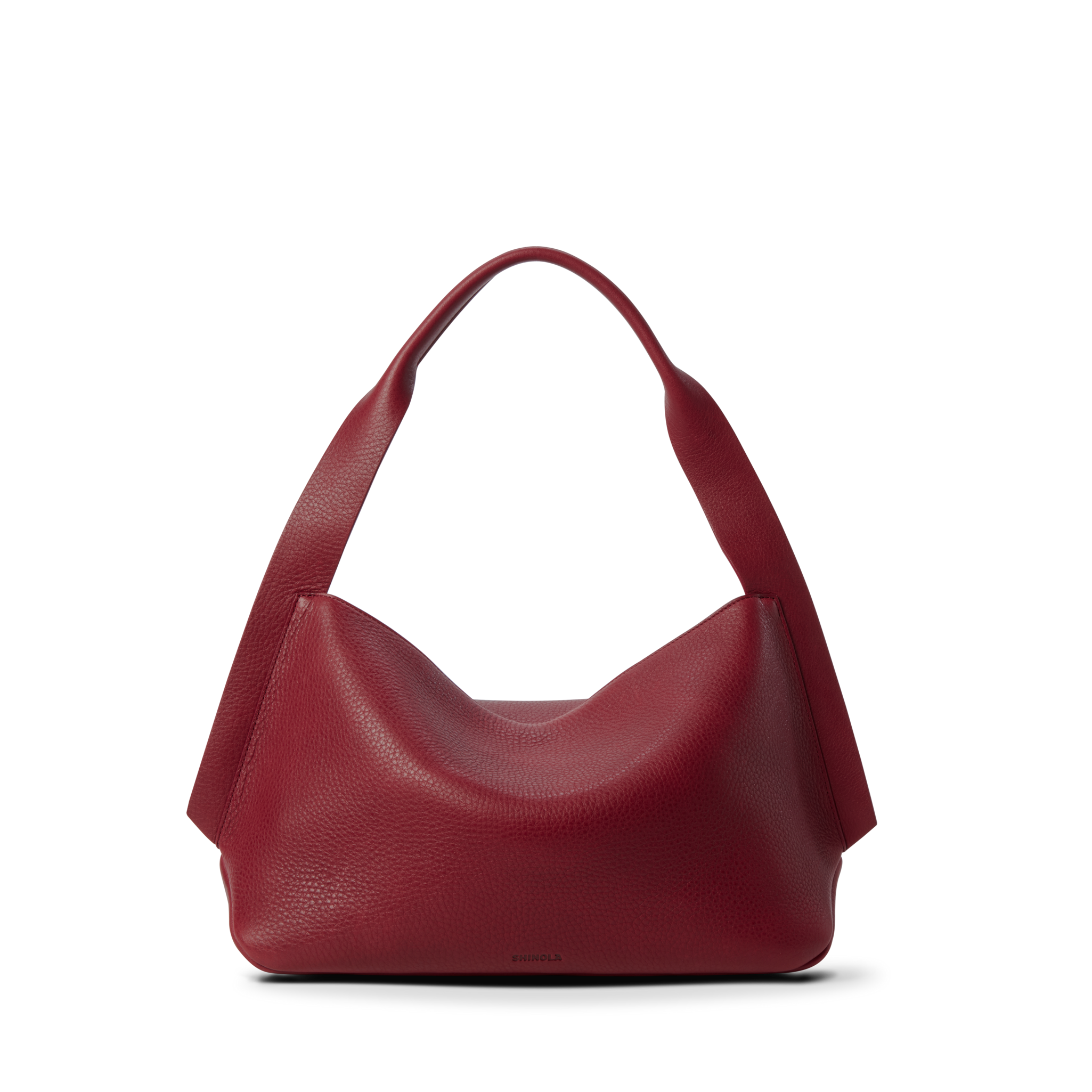 Medium Derby Shoulder Bag - Ruby - Image 1