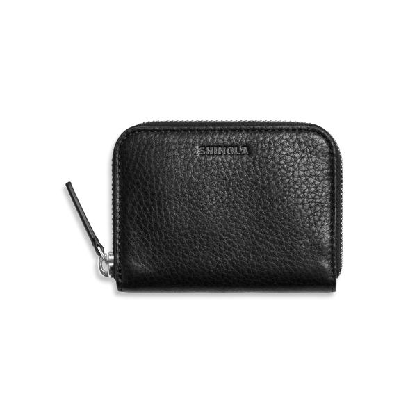 Small Zip Wallet - Black