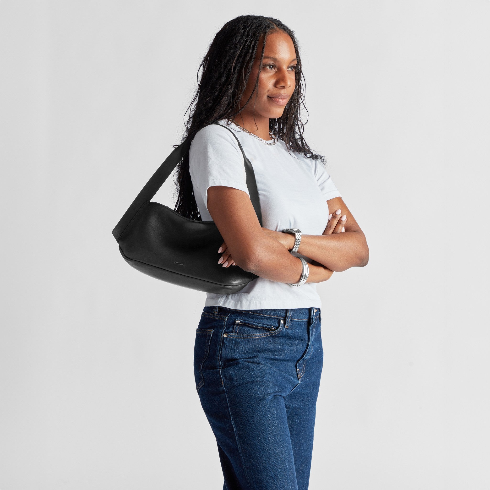 Small Derby Shoulder Bag - Black - Image 2