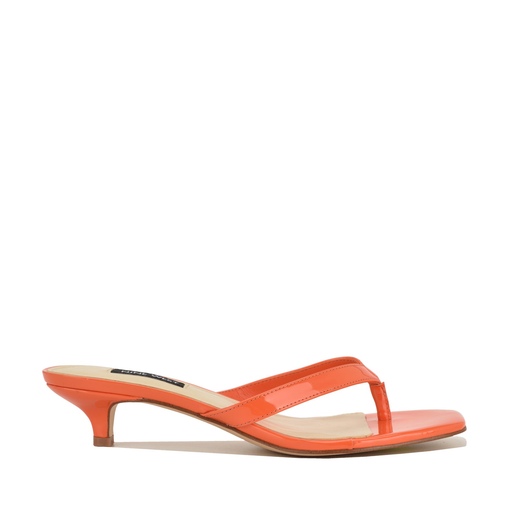 Cassa Thong Kitten Heel Sandals - Image 1
