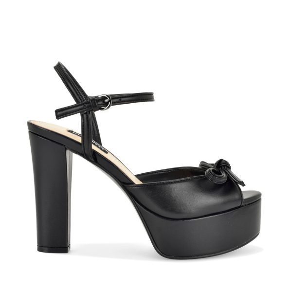 Nessle Platform Bow Sandals