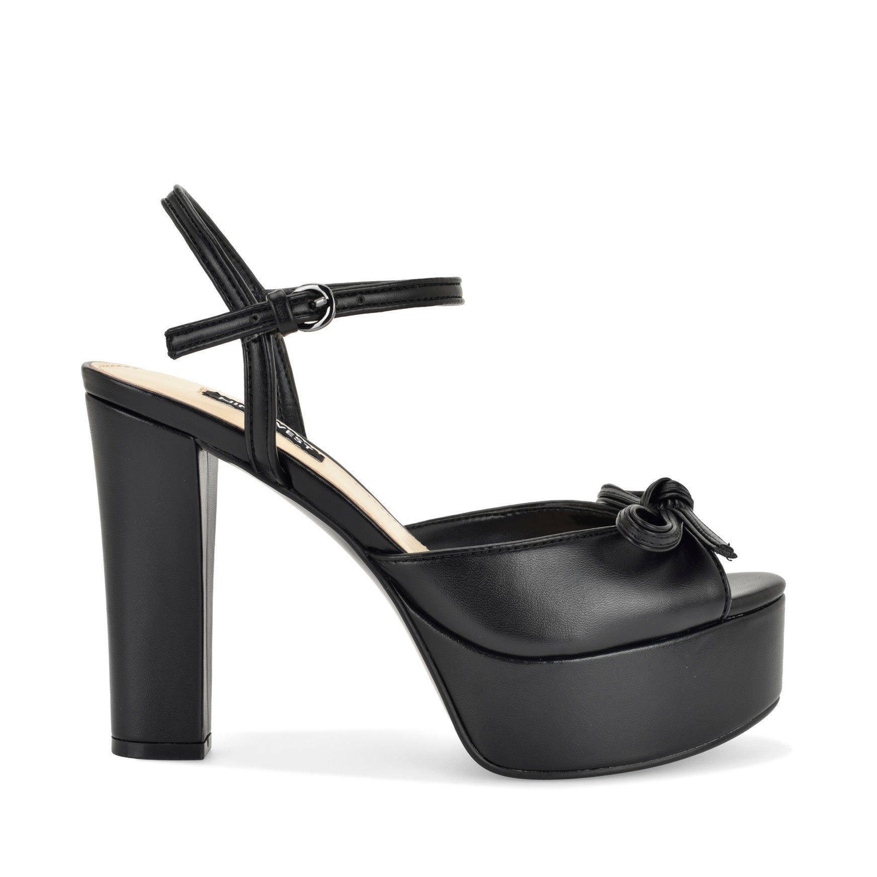 Nessle Platform Bow Sandals - Image 1