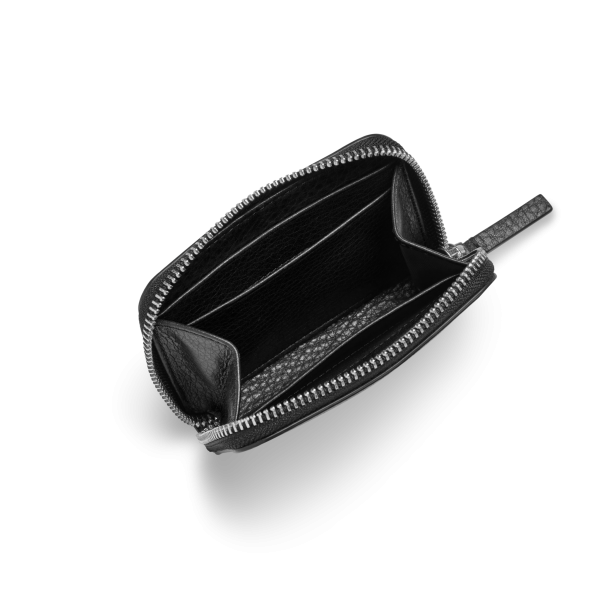 Small Zip Wallet - Black - Image 3