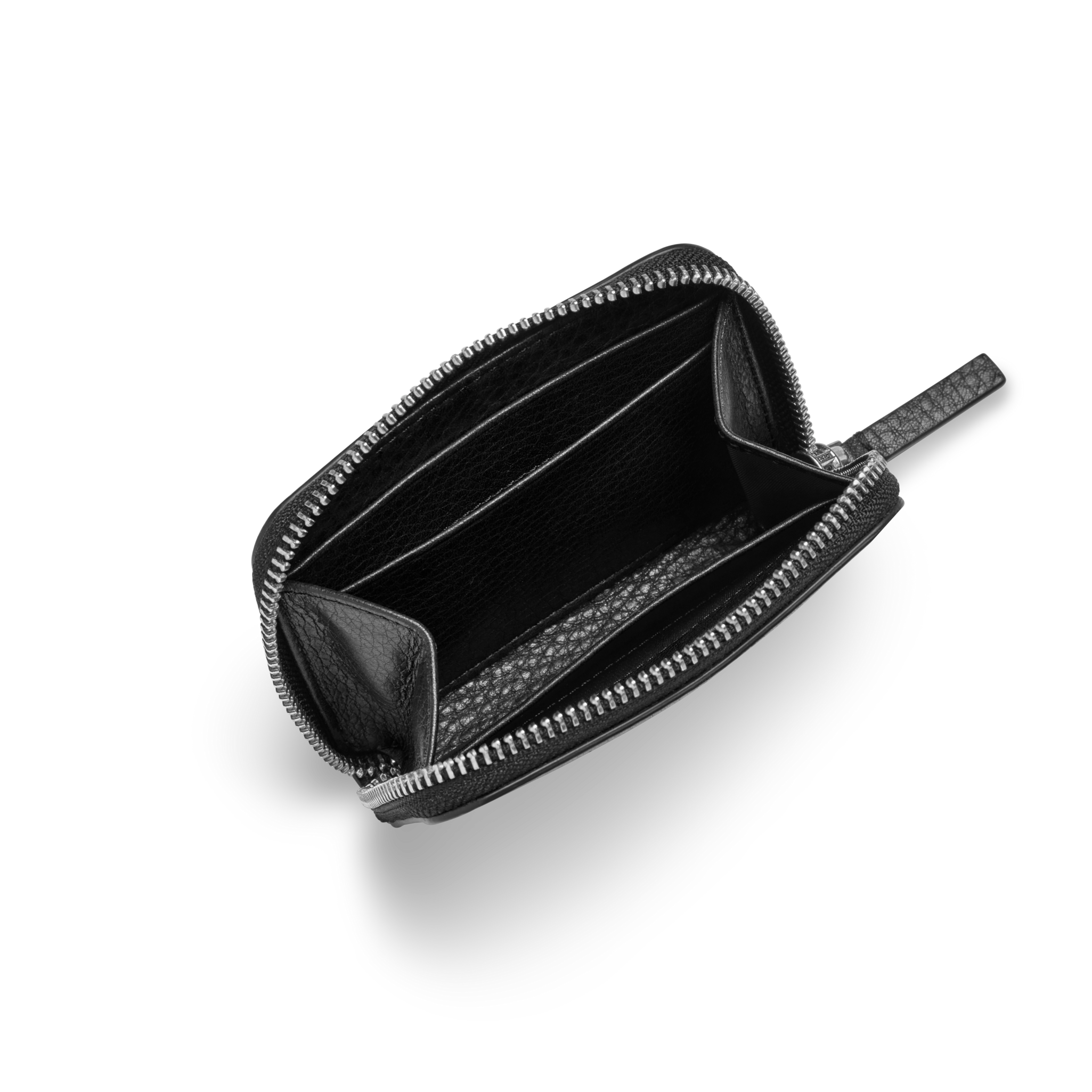 Small Zip Wallet - Black - Image 3