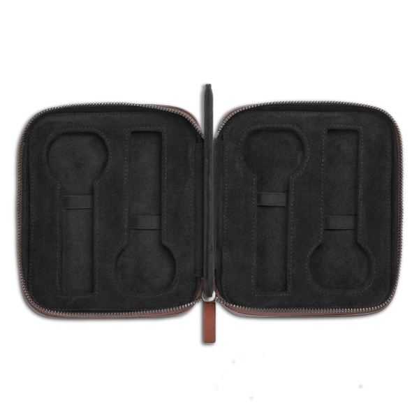 Four Watch Travel Case - Medium Brown - Image 2