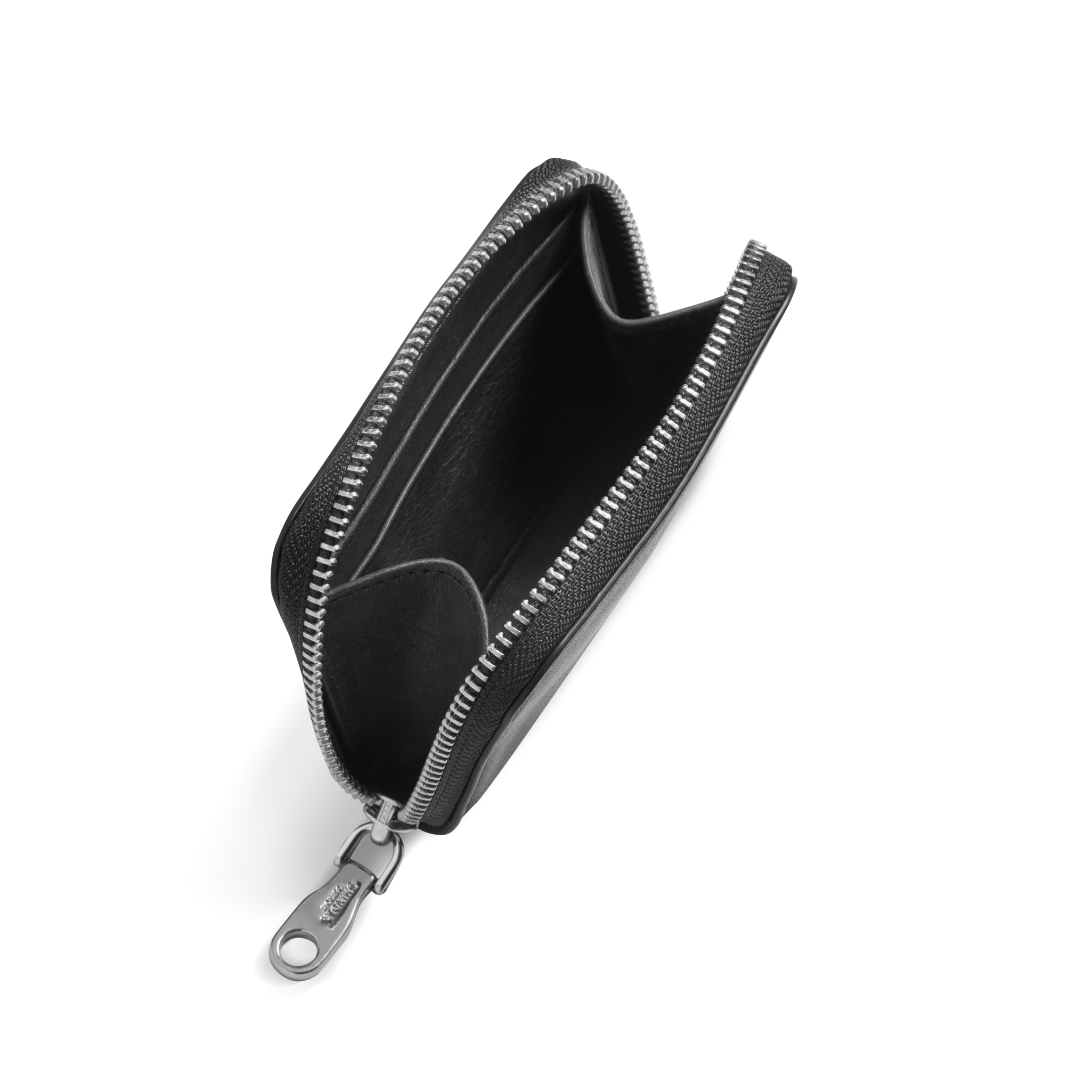 Pocket Small Zip Around Wallet - Black - Image 2