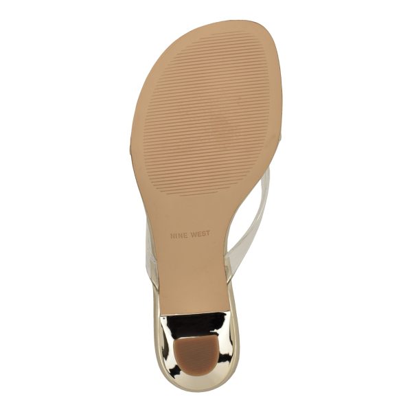 Crisee Heeled Jelly Thong Sandals - Image 5