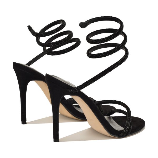Maskil Ankle Wrap Heeled Sandals - Image 3