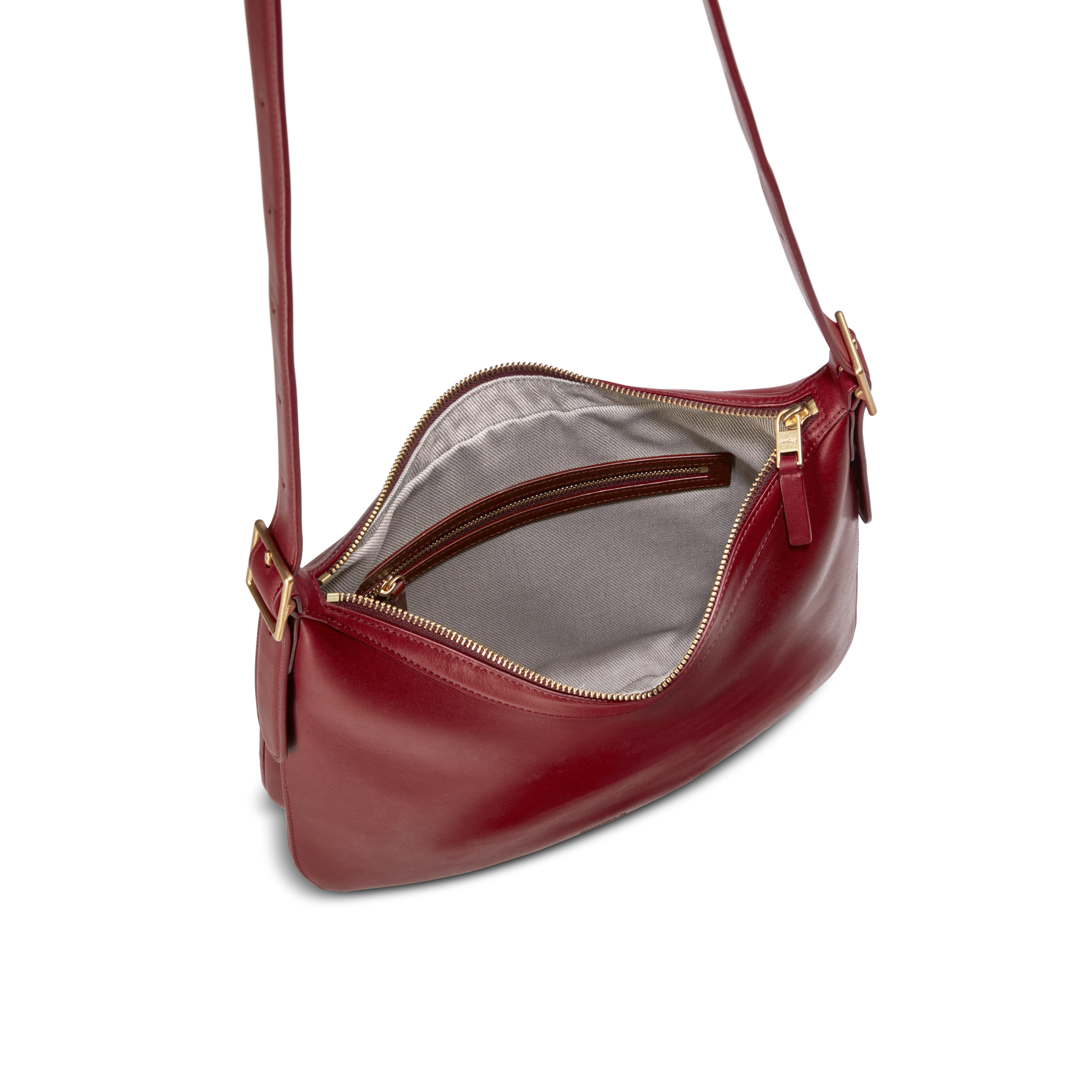 Medium Bixby Crossbody - Ruby - Image 4