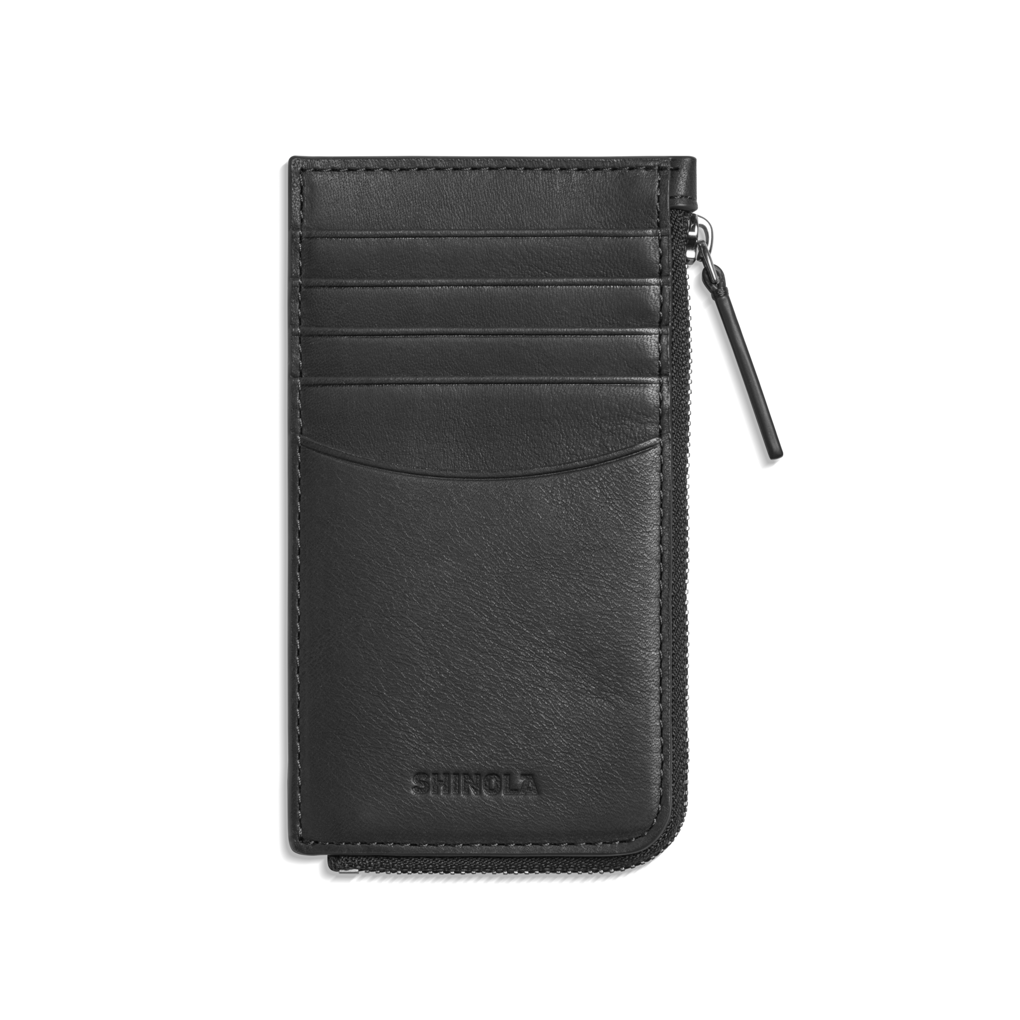 Zip Around Card Case - Black - Image 1