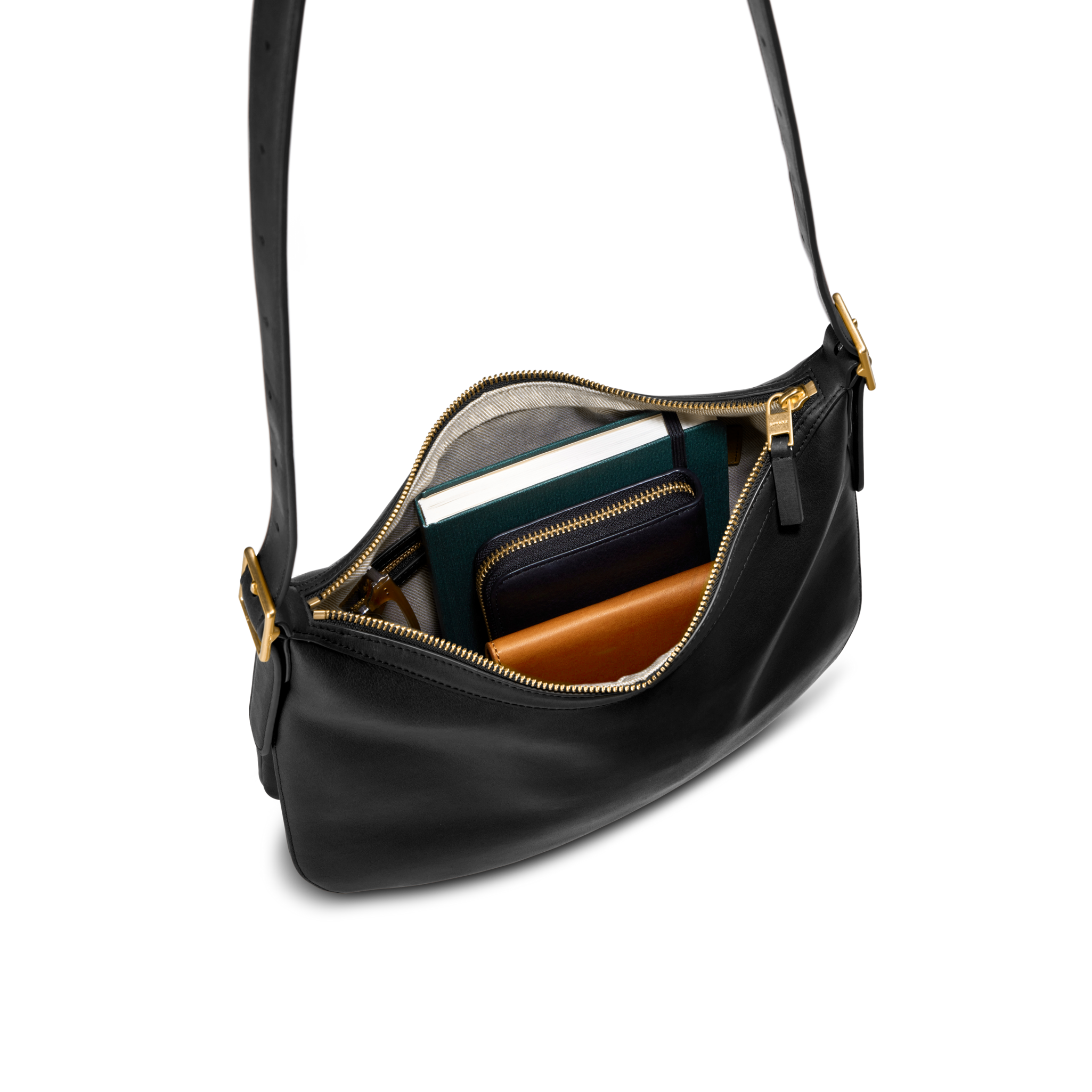 Medium Bixby Crossbody - Black - Image 5