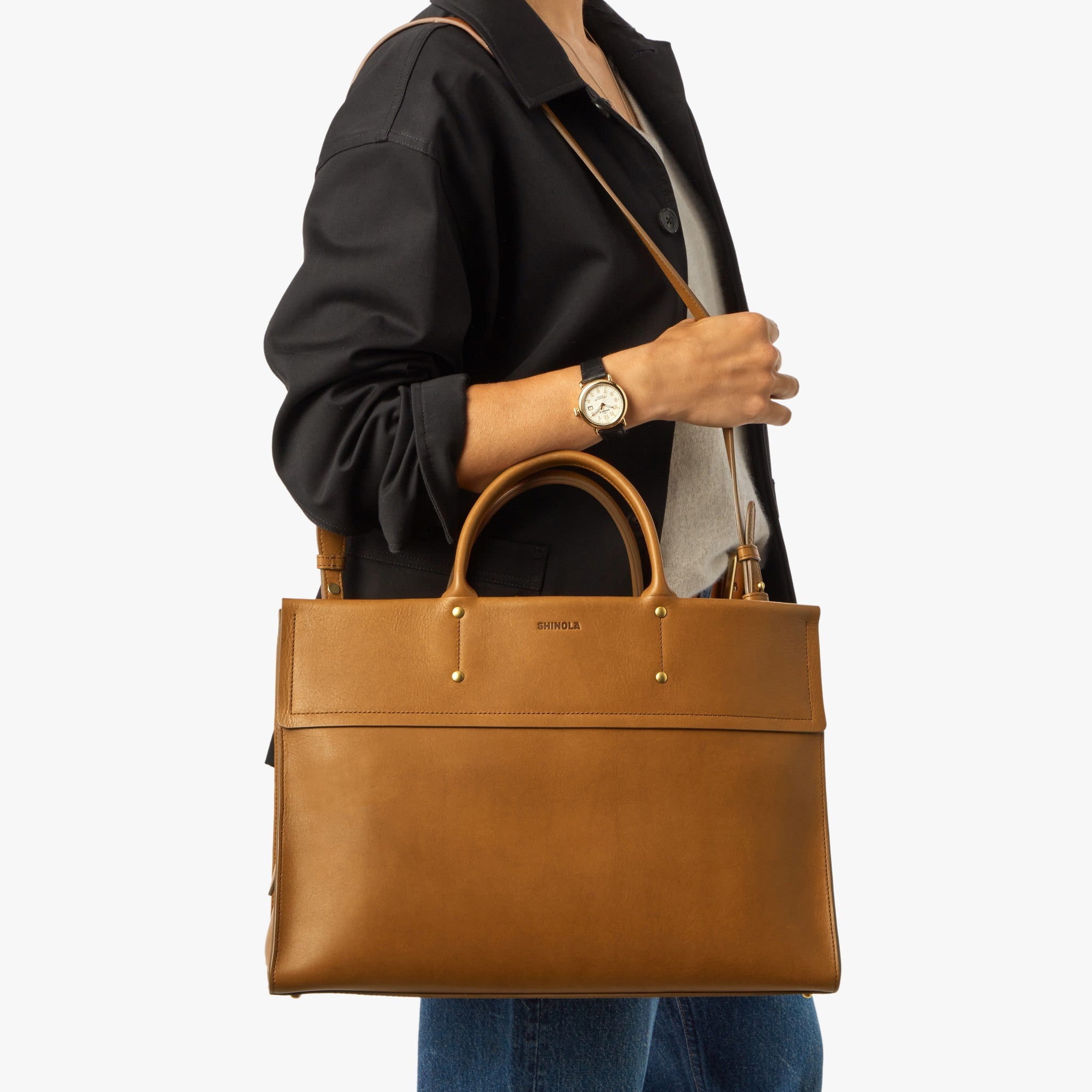Day Satchel - Tan - Image 2
