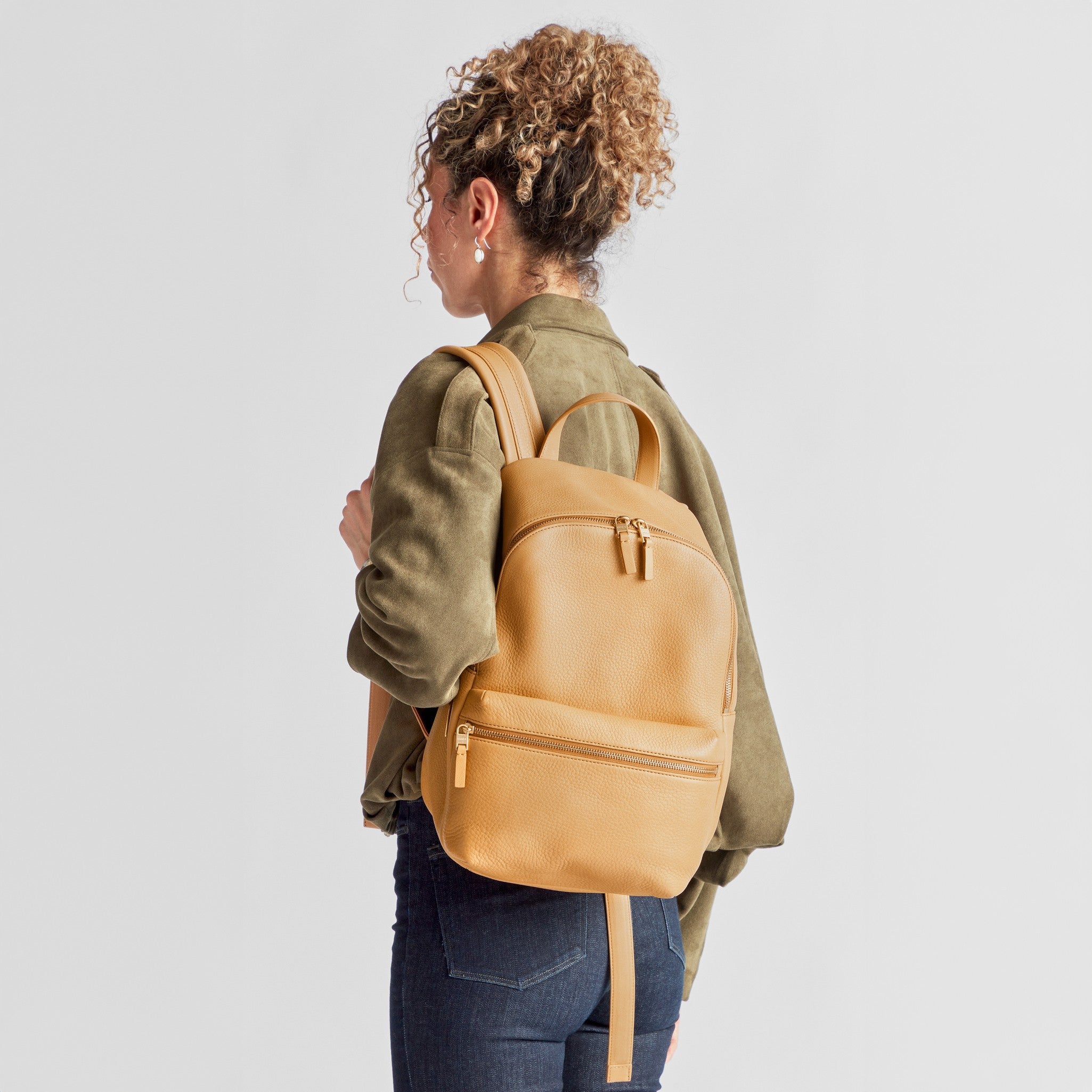 Small Runwell Backpack - Honey - Image 2
