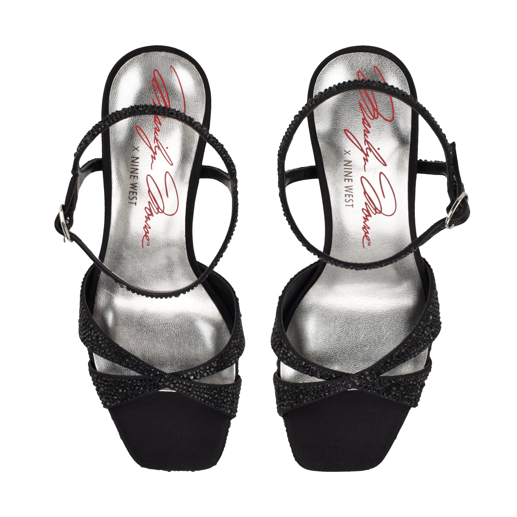 Marilyn Monroe Talent Platform Rhinestone Sandals - Image 5