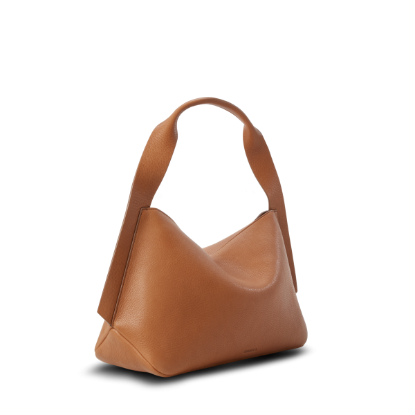 Medium Derby Shoulder Bag - Tan - Image 4
