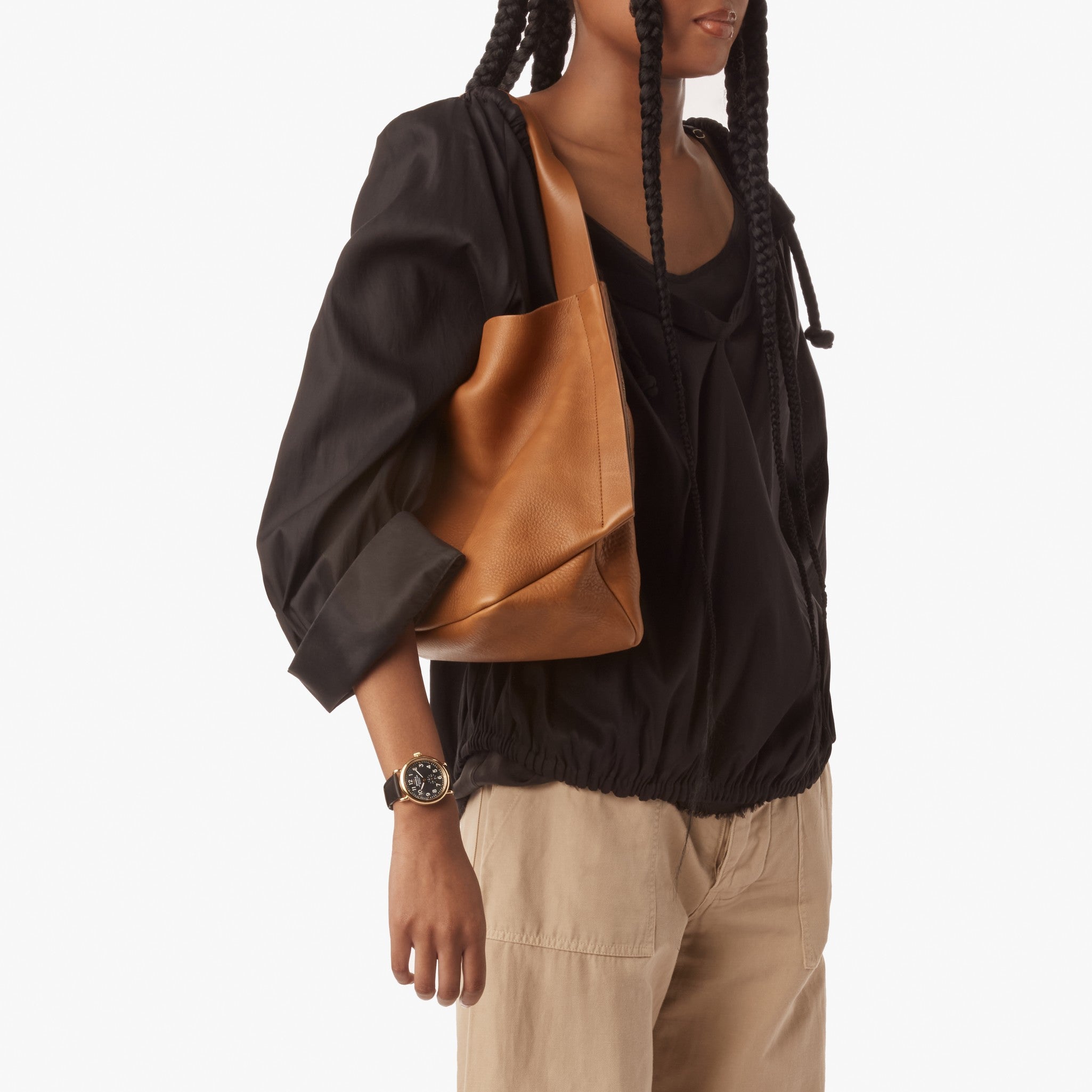 Derby Shoulder Bag - Tan - Image 3