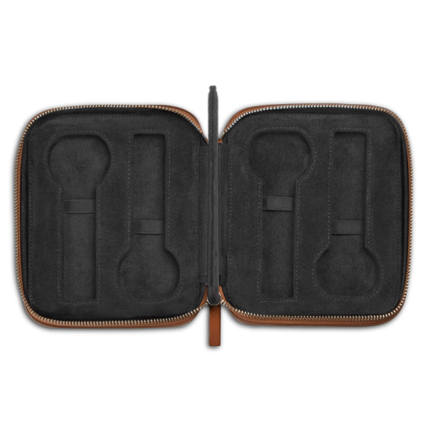 Four Watch Travel Case - Tan - Image 2