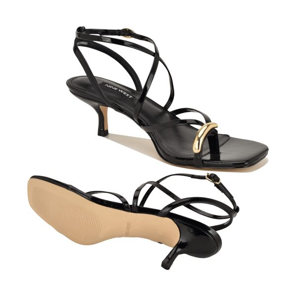 Mays Strappy Kitten Heel Sandals - Image 4