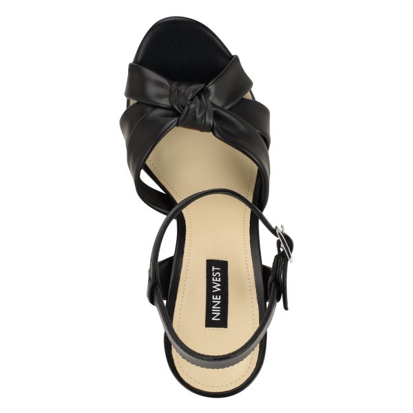Windee Knotted Platform Sandals - Image 3