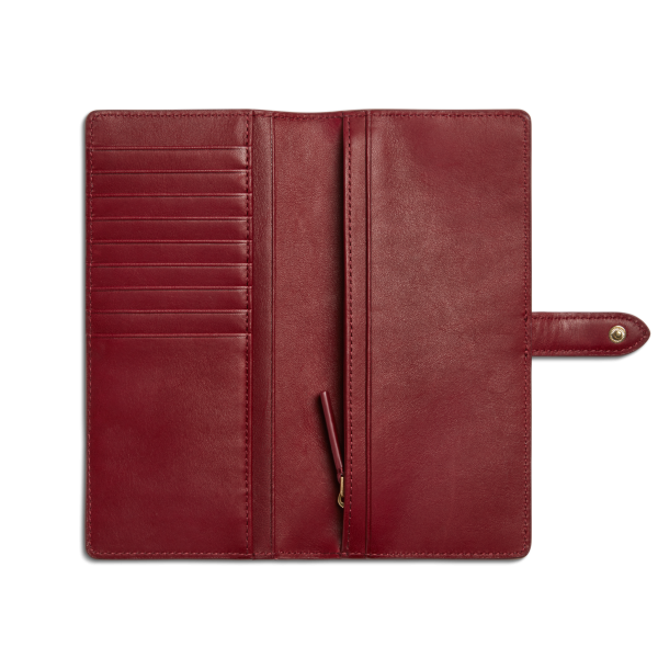 Continental Snap Wallet - Ruby - Image 2