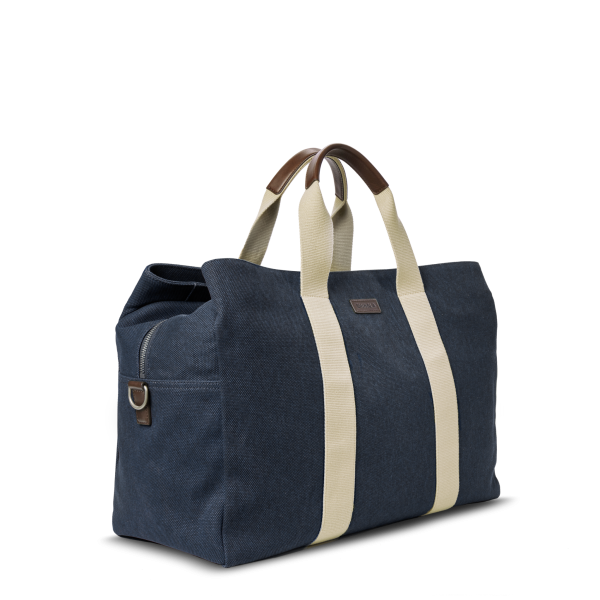 Canvas Duffle - Navy - Image 5