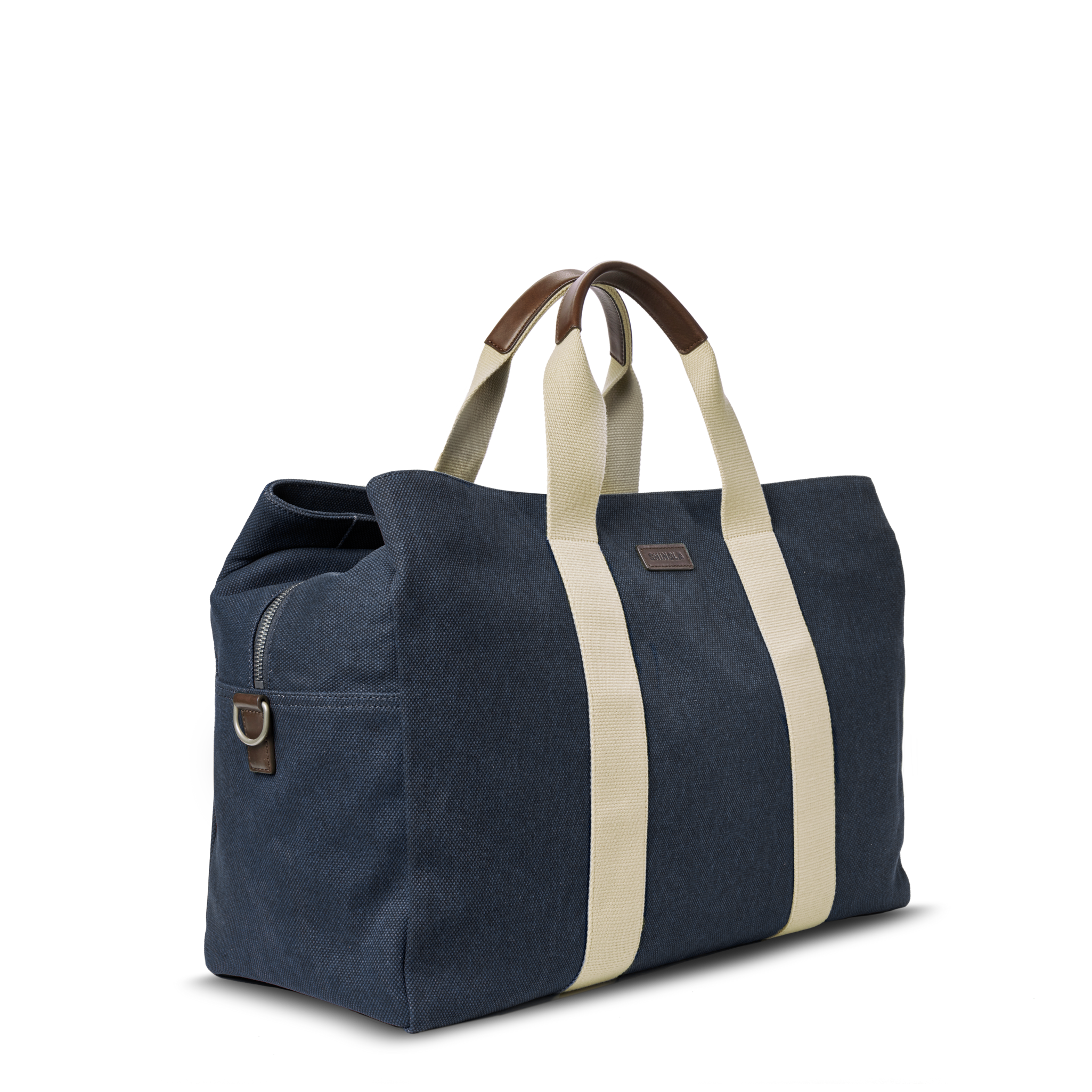 Canvas Duffle - Navy - Image 5