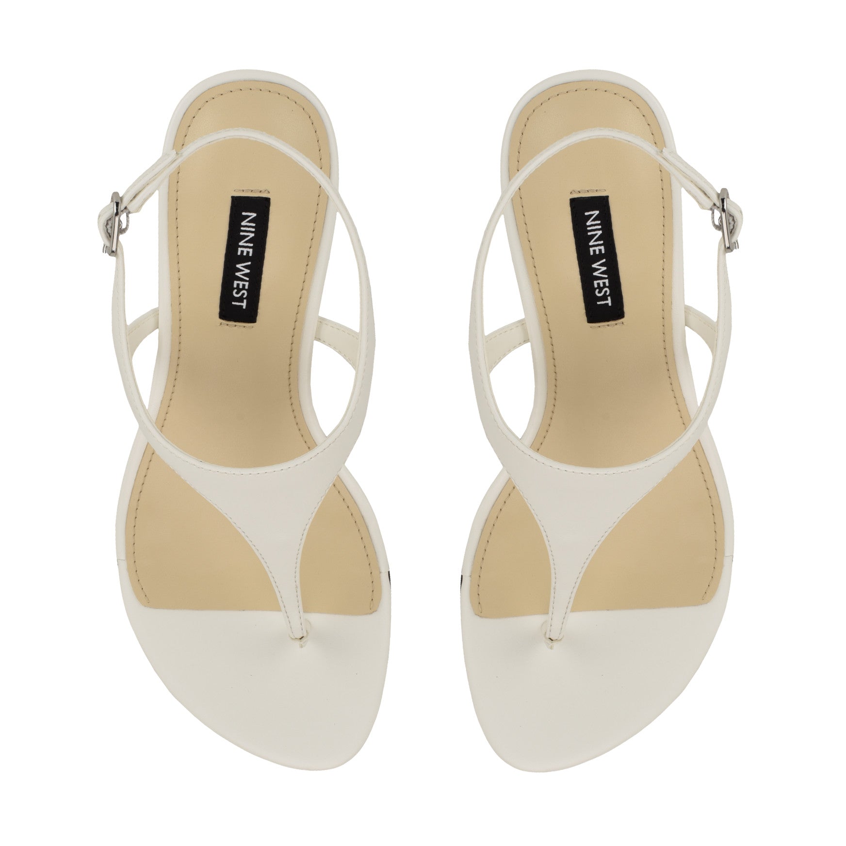 Noir Heeled Thong Sandals - Image 5