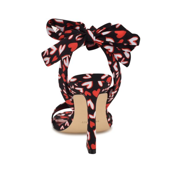 Kelsie Ankle Wrap Heeled Sandals - Image 4