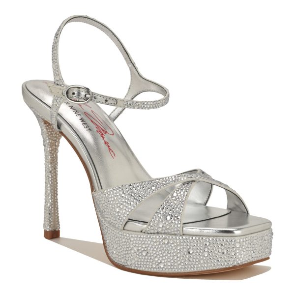 Marilyn Monroe Talent Platform Rhinestone Sandals - Image 2
