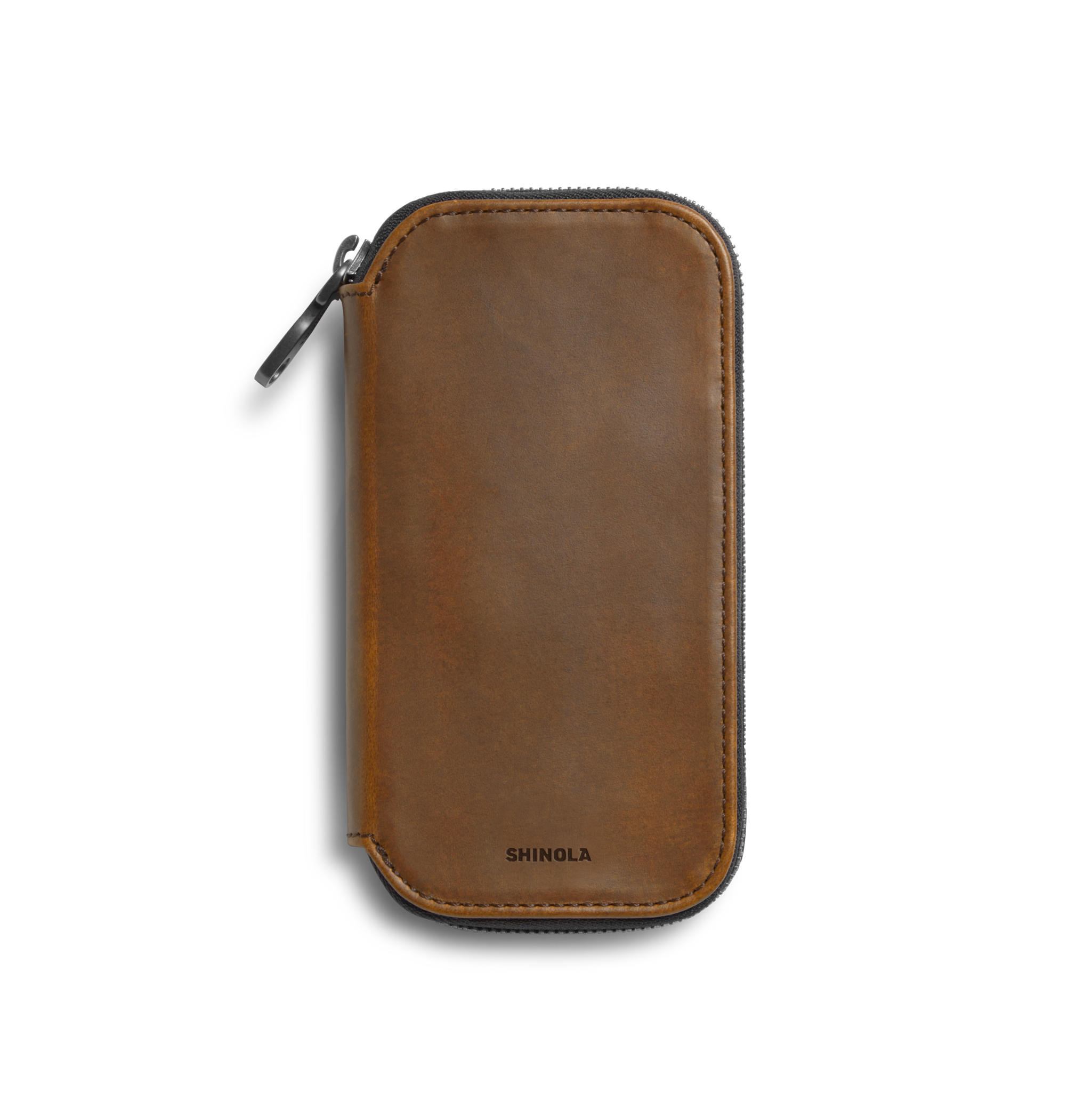 Travel Watch Case - Medium Brown - Image 1