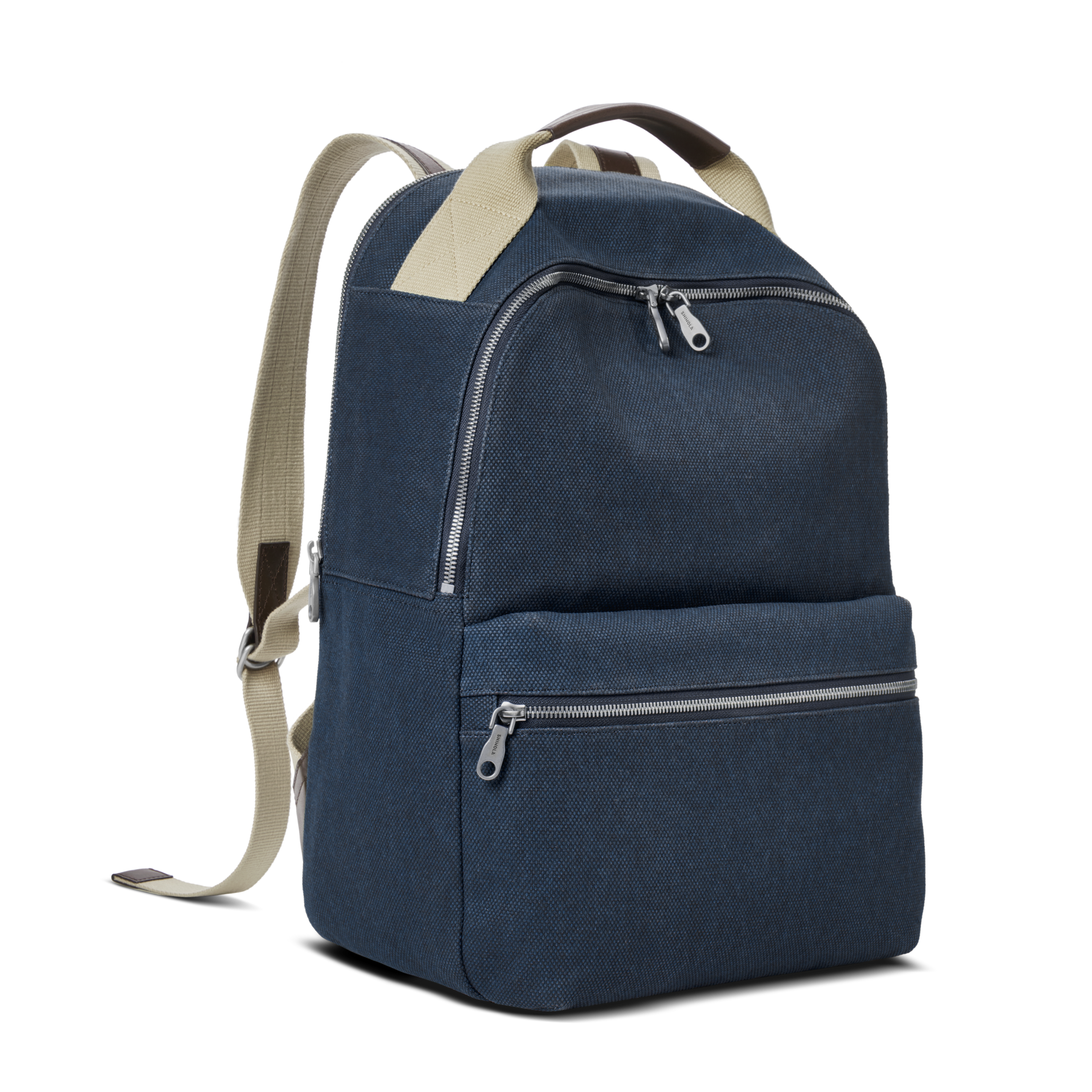 Runwell Canvas Backpack - Navy - Image 2