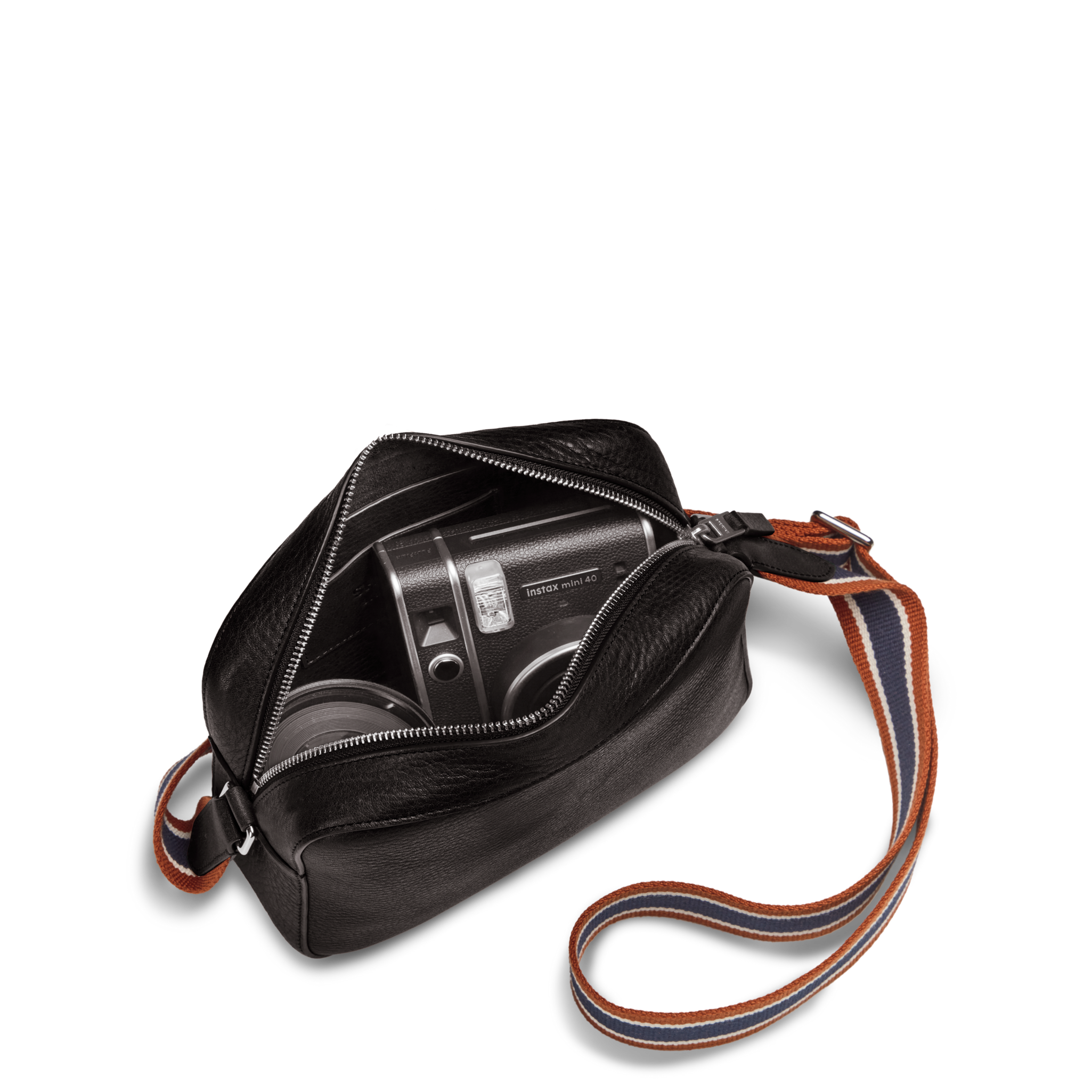 Camera Crossbody Bag - Black - Image 5