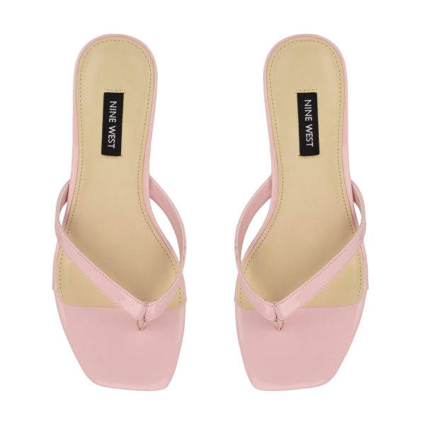 Cassa Thong Kitten Heel Sandals - Image 5