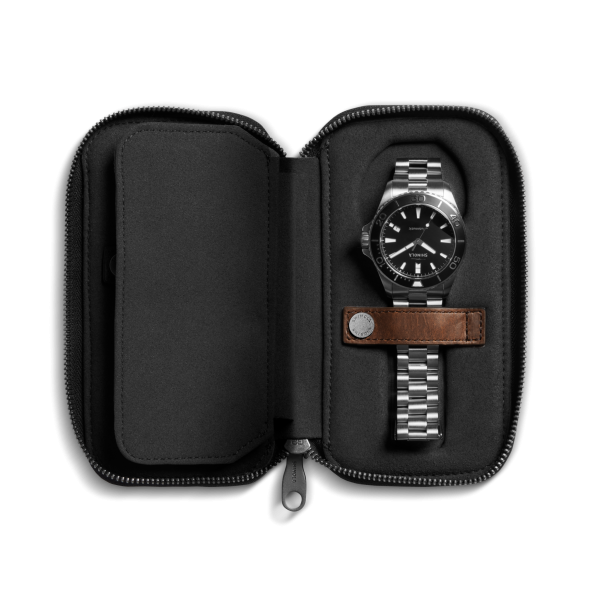 Travel Watch Case - Medium Brown - Image 4
