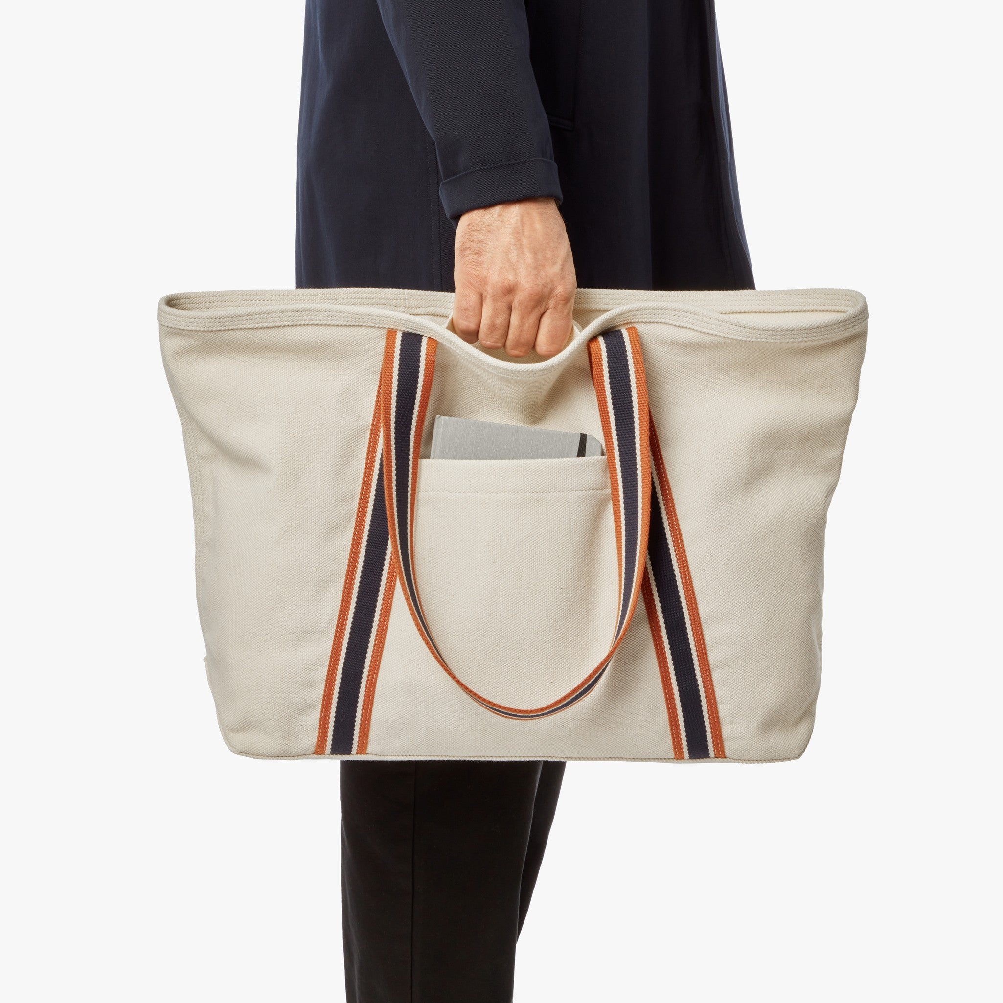 Large Easy Canvas Tote - Natural - Image 6