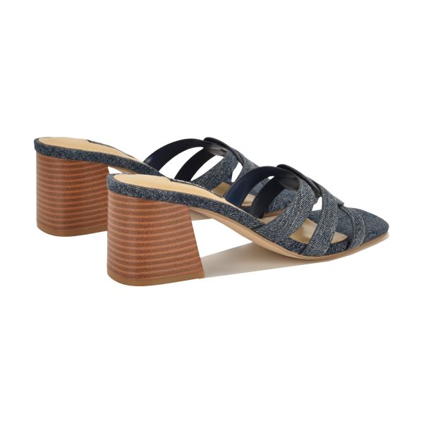 Gritt Block Heel Mule Sandals - Image 3