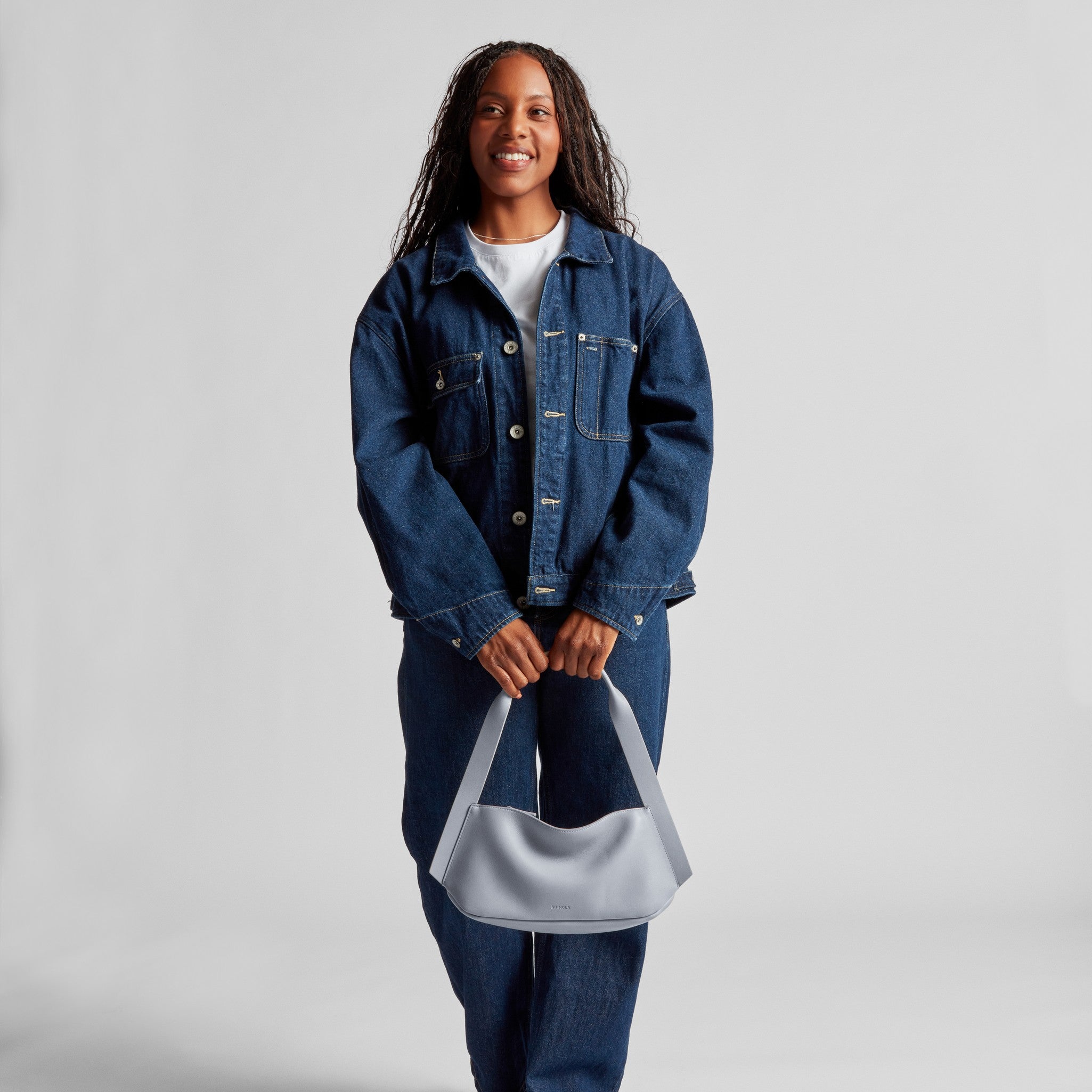 Small Derby Shoulder Bag - Mist - Image 6