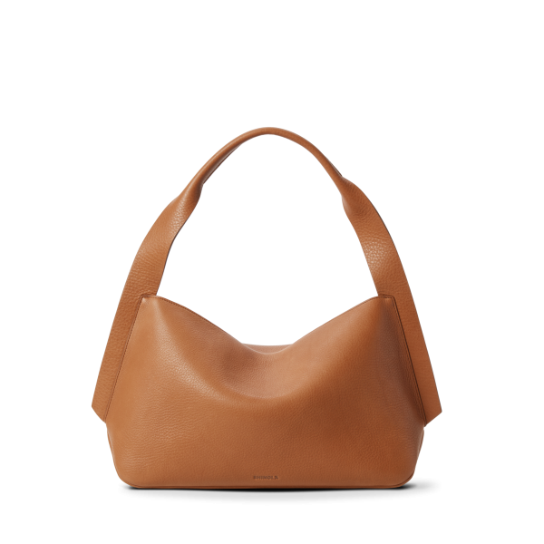 Medium Derby Shoulder Bag - Tan