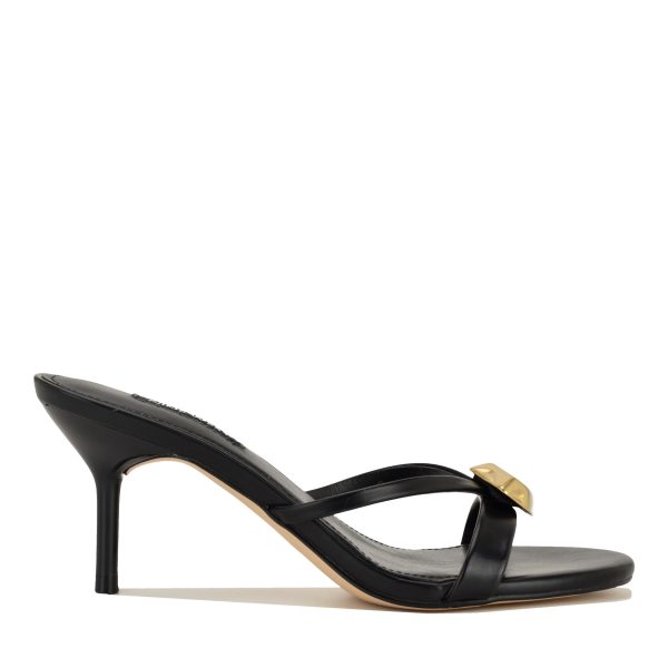 Ernise Heeled Mule Sandals - Image 1