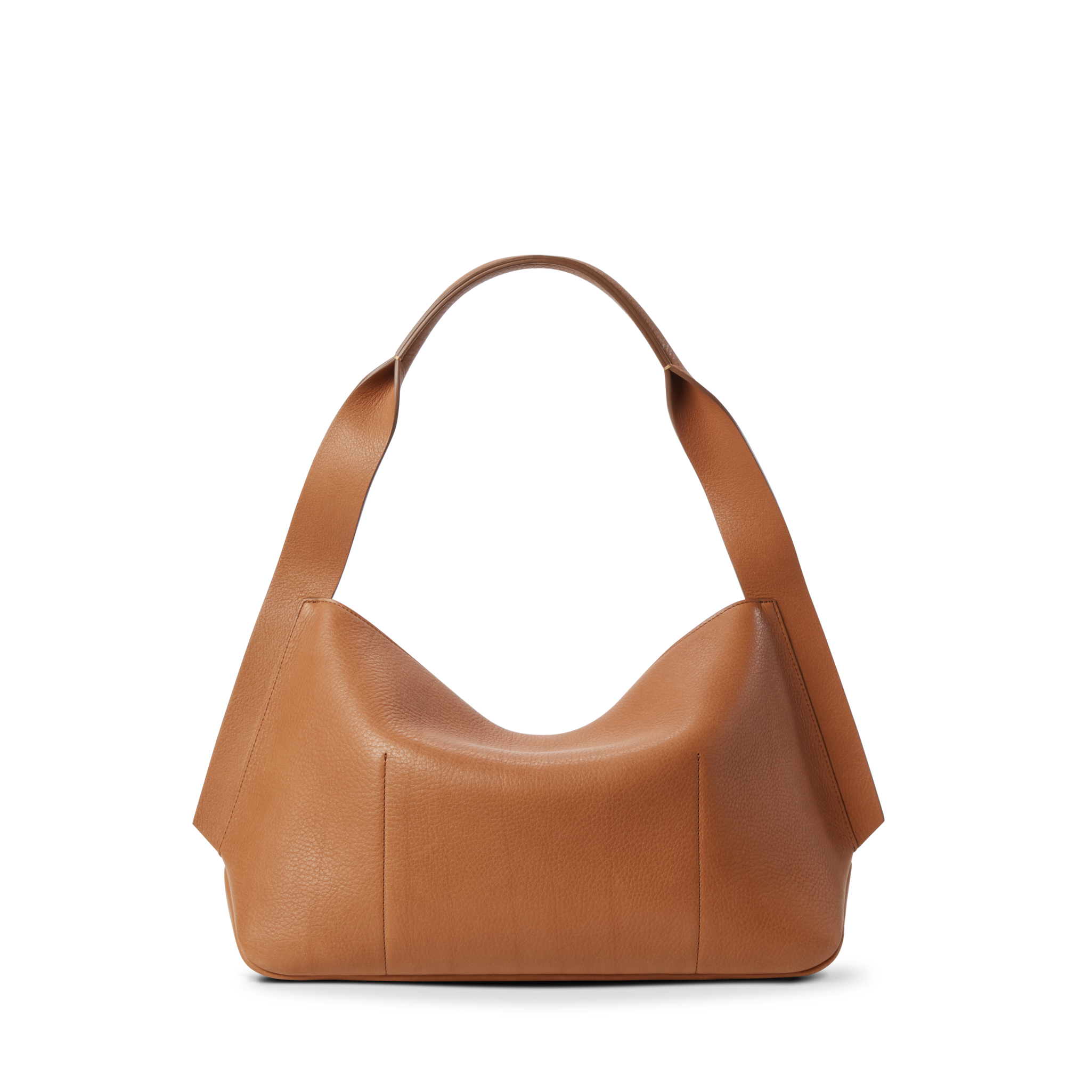 Medium Derby Shoulder Bag - Tan - Image 7