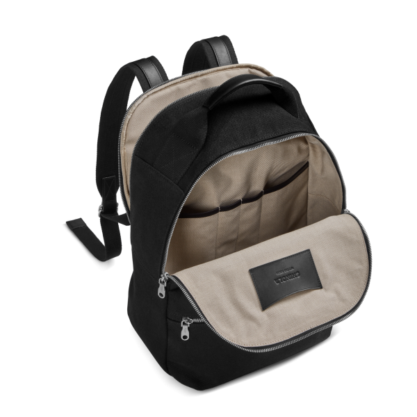 Runwell Canvas Backpack - Black - Image 3