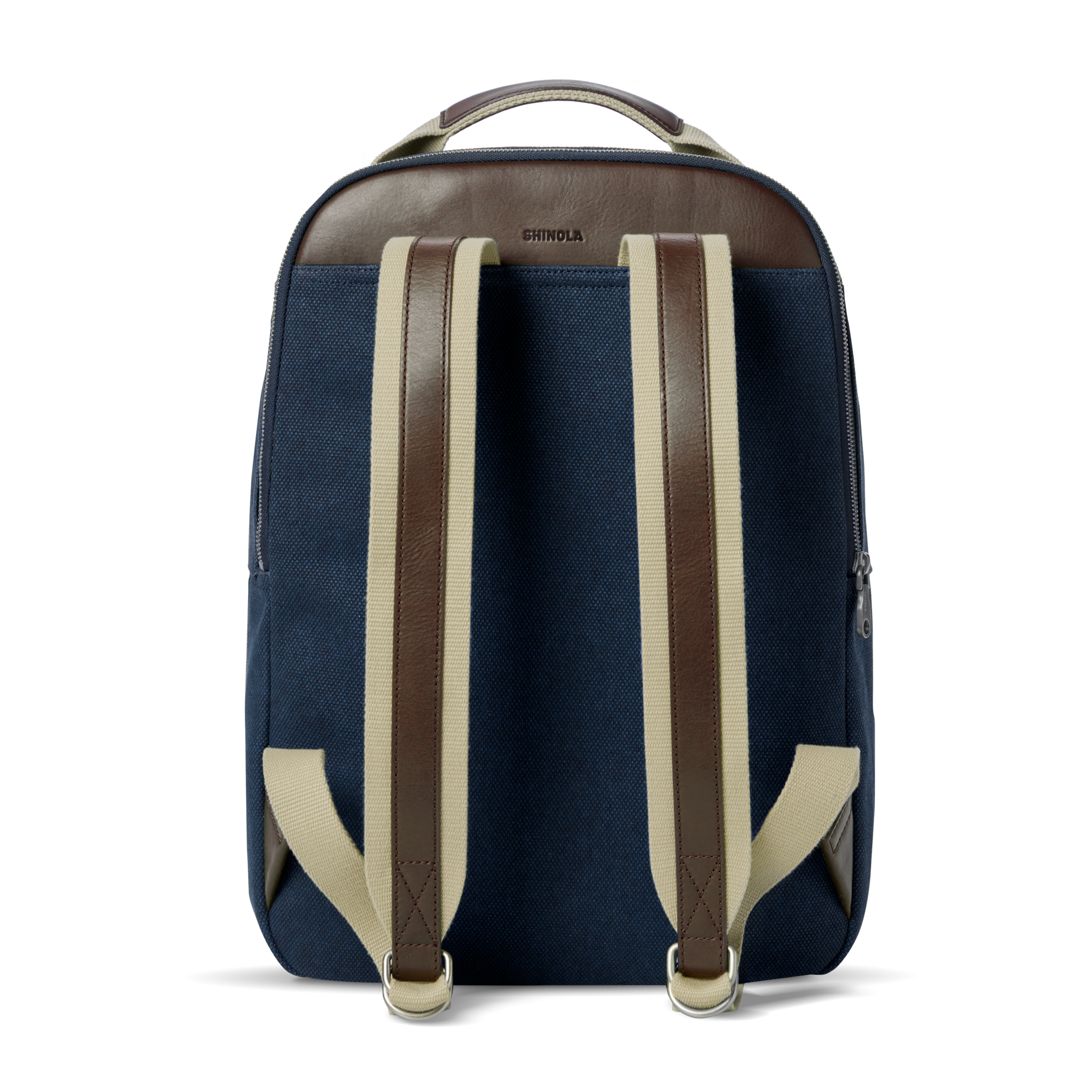 Runwell Canvas Backpack - Navy - Image 5