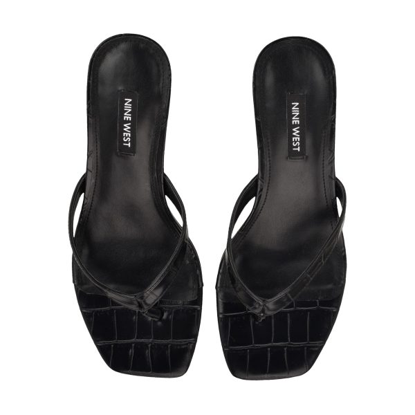 Cassa Thong Kitten Heel Sandals - Image 5