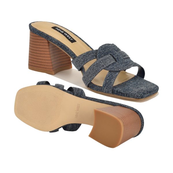 Gritt Block Heel Mule Sandals - Image 4