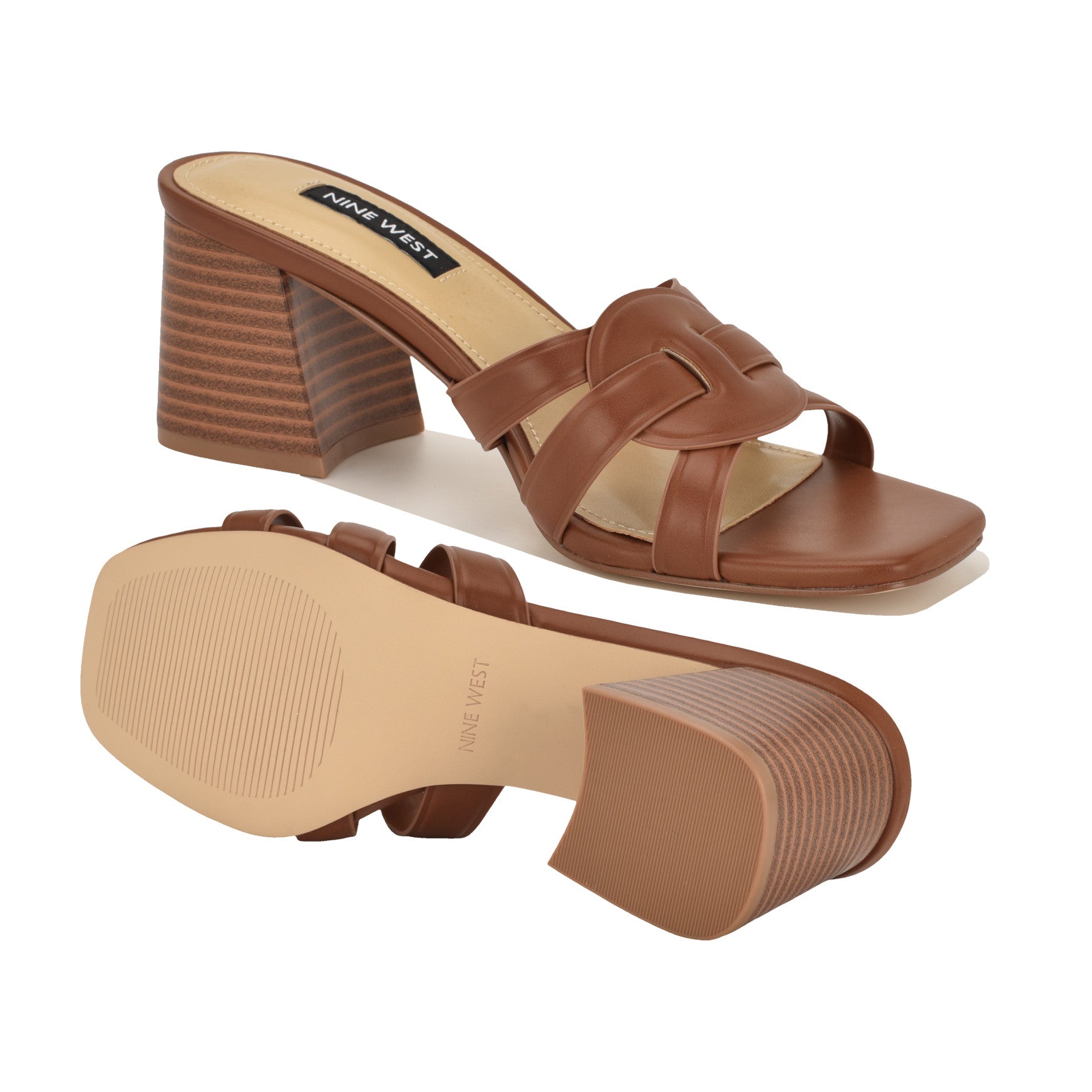 Gritt Block Heel Mule Sandals - Image 4