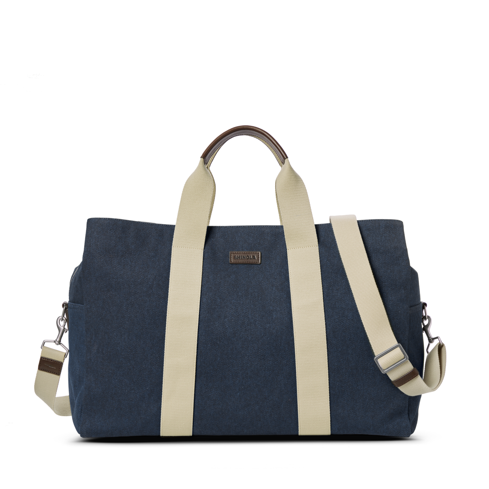 Canvas Duffle - Navy - Image 1