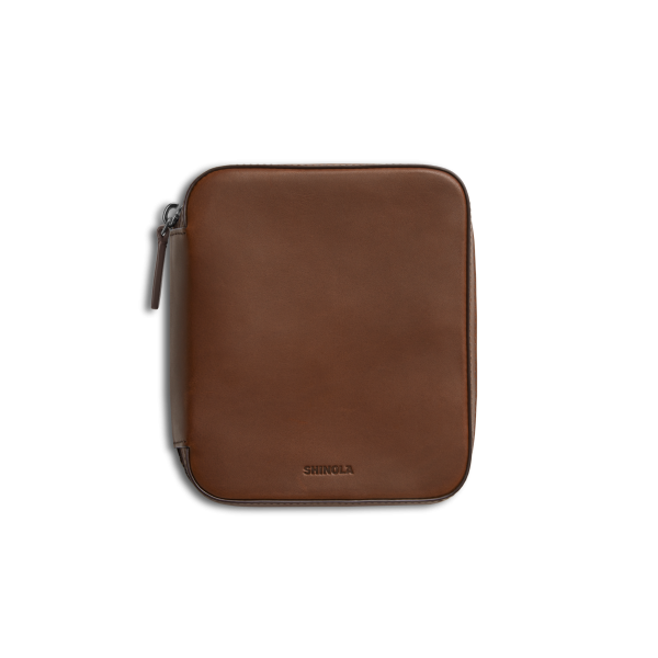 Four Watch Travel Case - Medium Brown