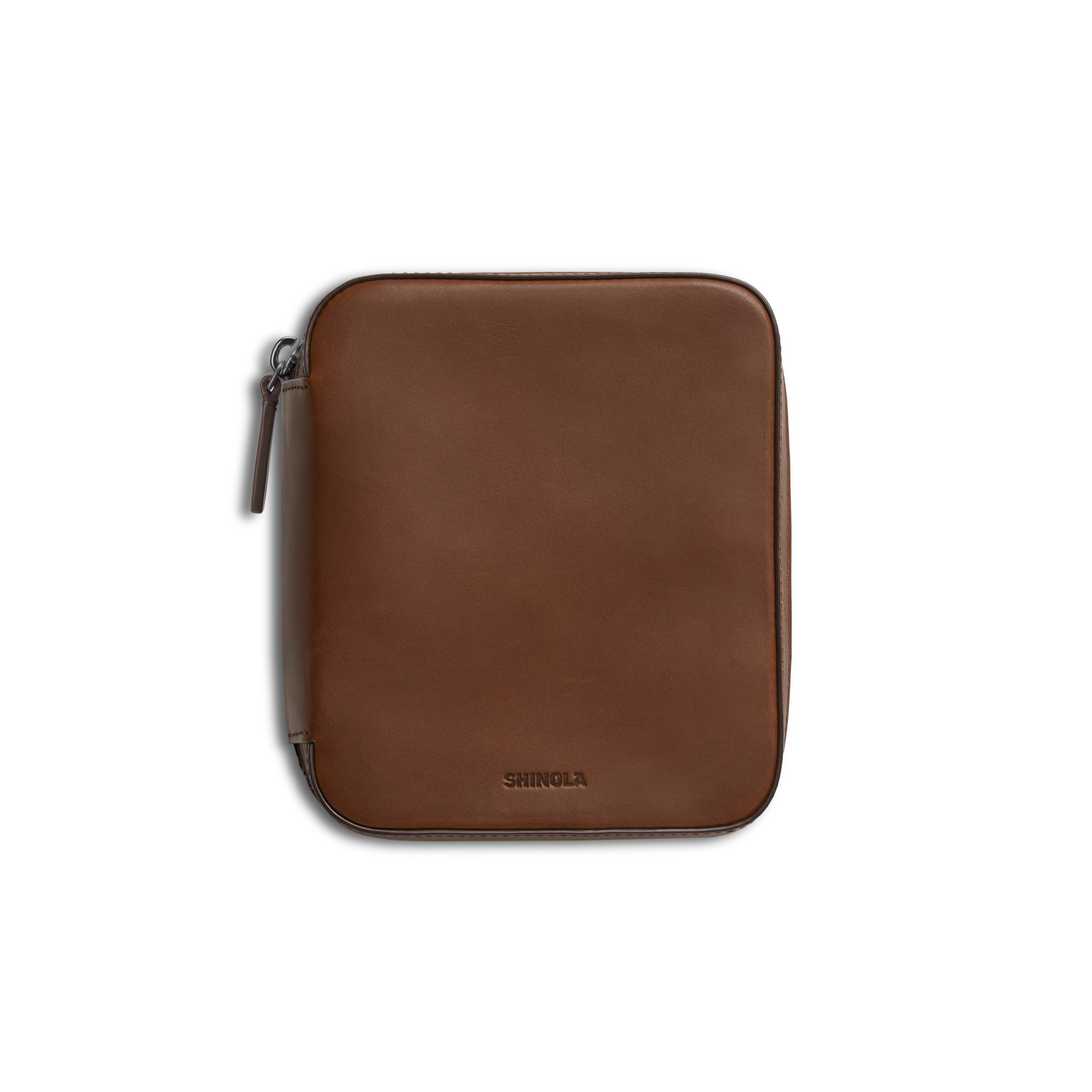 Four Watch Travel Case - Medium Brown - Image 1