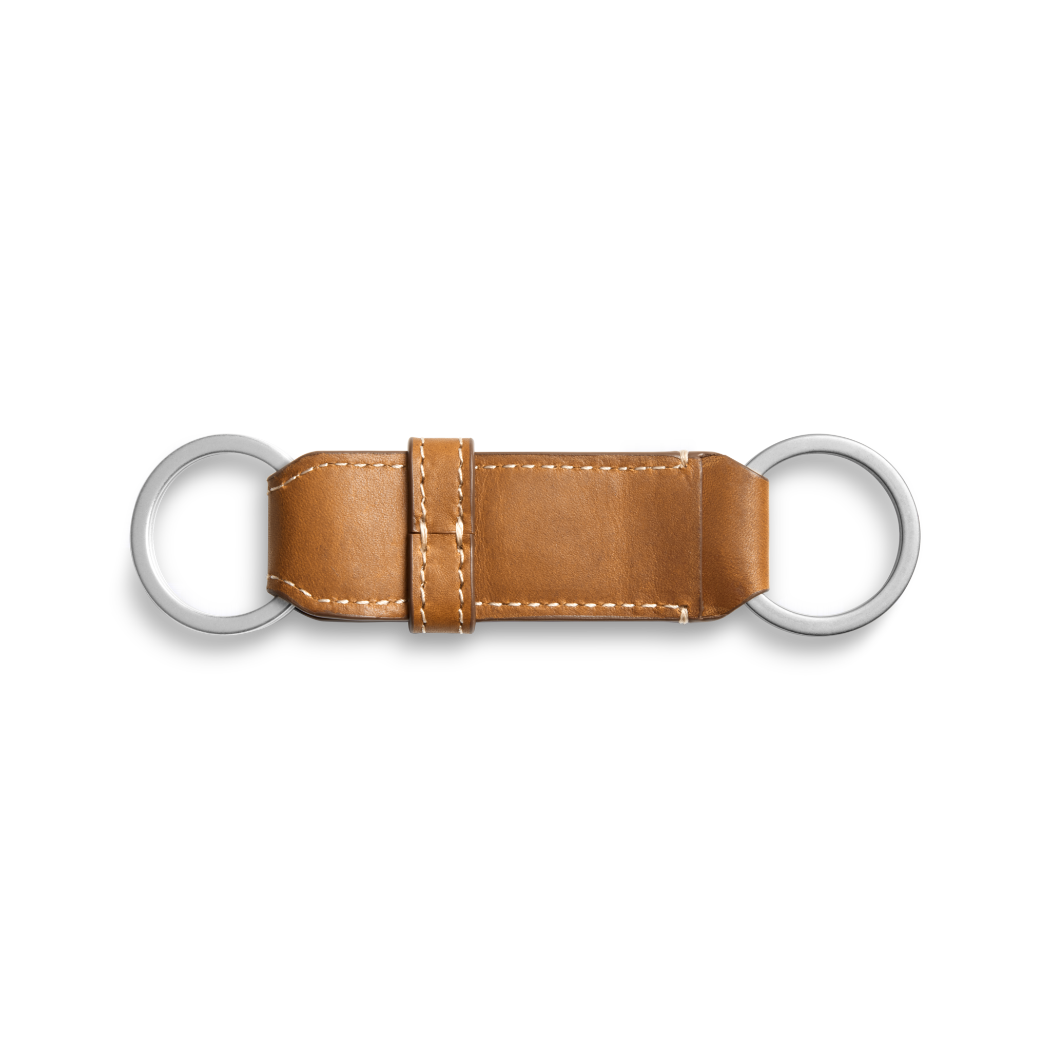 Leather Valet Key Fob - Tan - Image 2